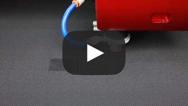 Video zum Laserschneiden von ballistischem Nylon