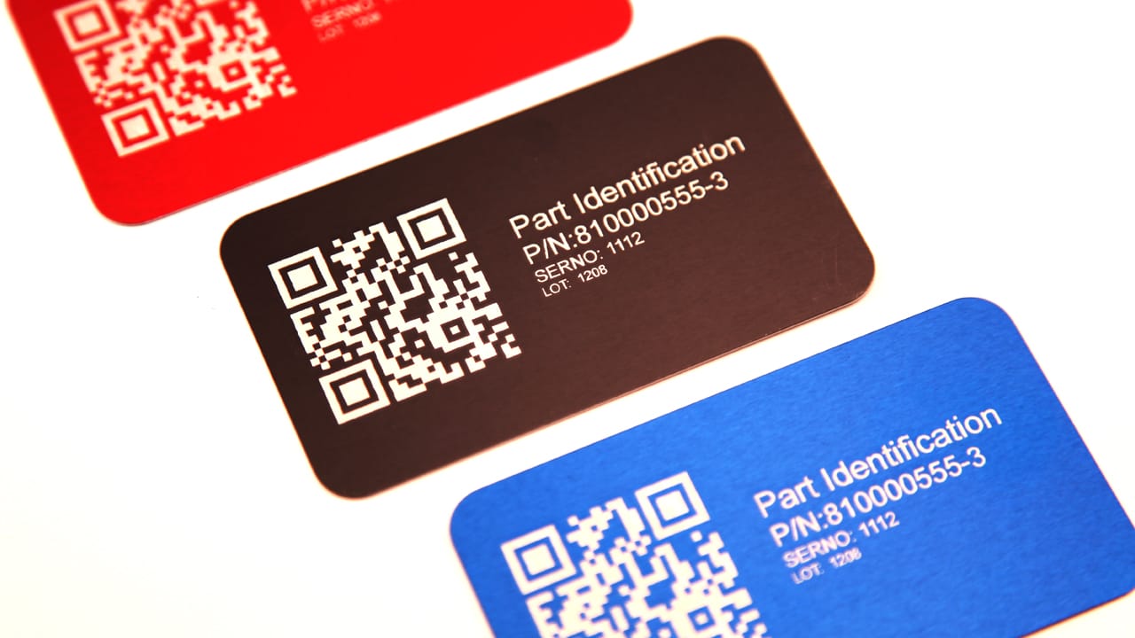 Anodized Aluminum Laser Marking Tags