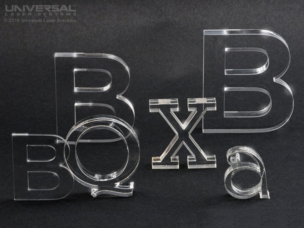 Acrylic Laser Cutting Dimensional Letters